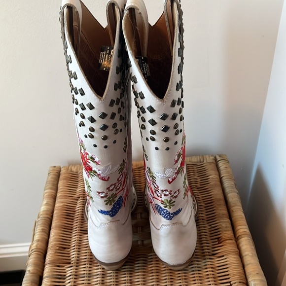 Anthropologie Dingo Poppy Cowboy Boots Size 7 NEW - Picture 8 of 14